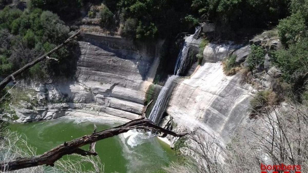 'Salt del cabrit', desde donde el chico ha saltado al agua