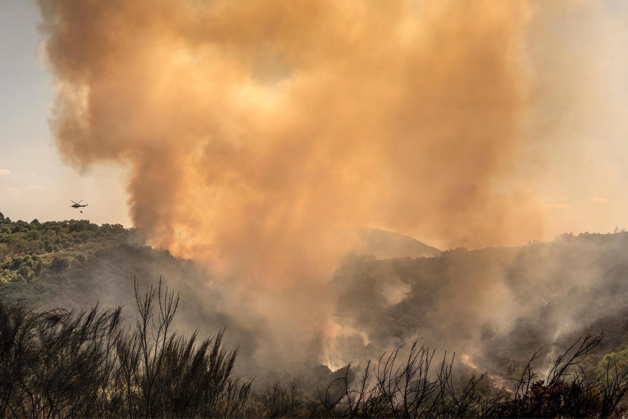 Los incendios sacuden Galicia