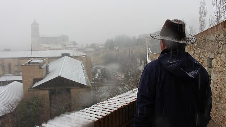 Nevada a Girona.