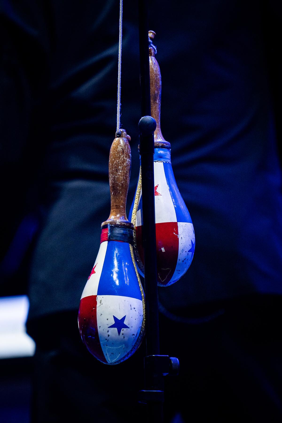 Las maracas panameñas de Rubén.