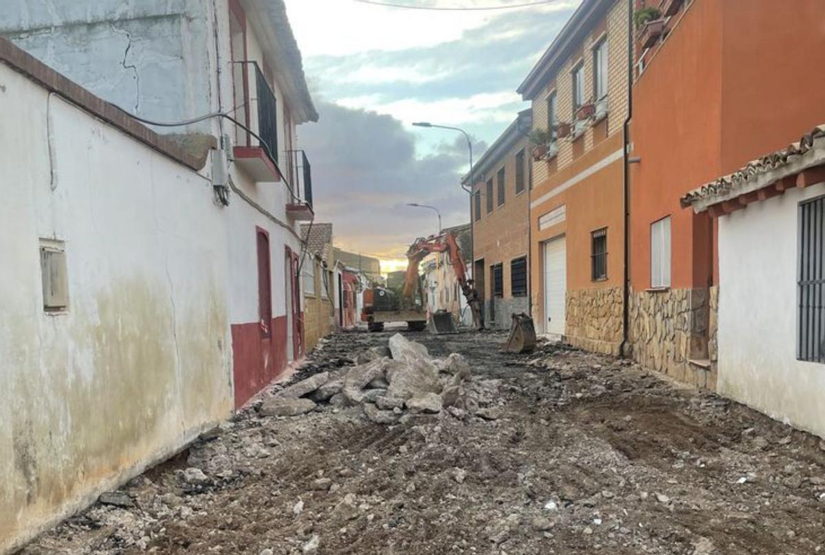 Tramo de la calle Iglesia sobre el que se va a trabajar. | SERVICIO ESPECIAL