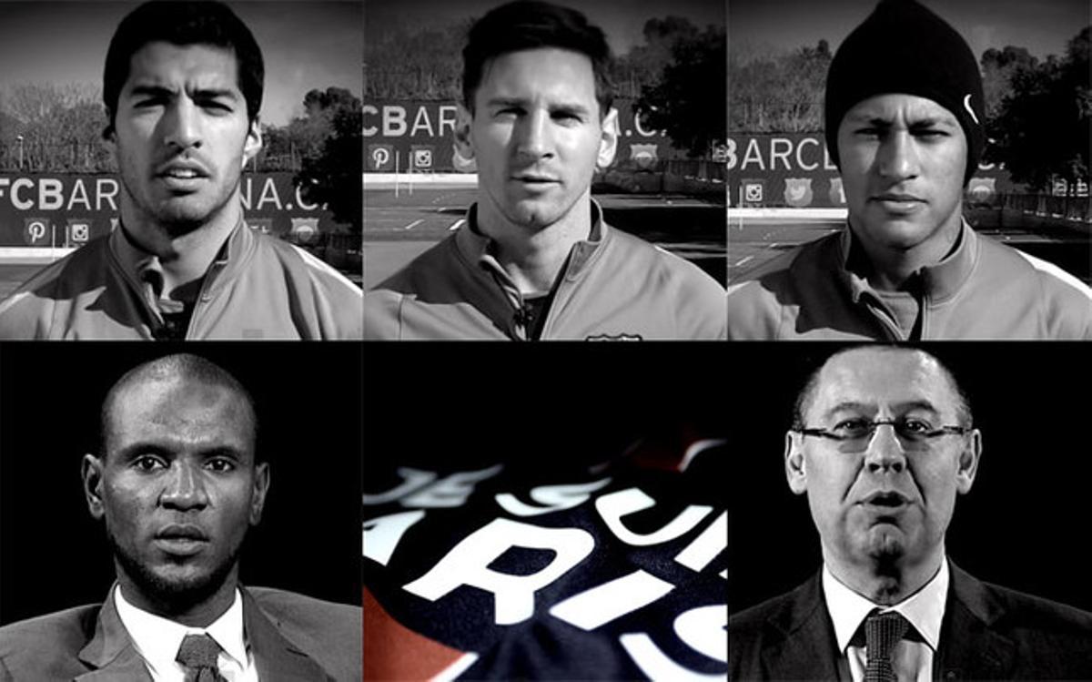 El PSG muestra su apoyo a las víctimas de los atentados de París