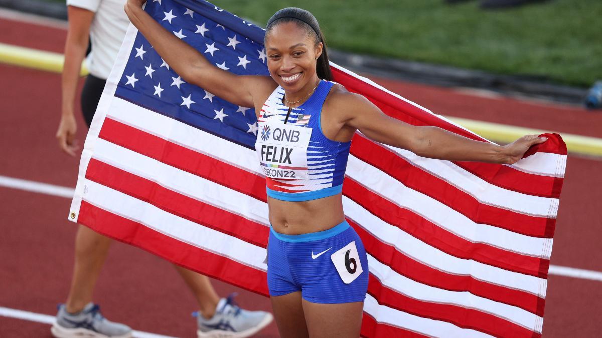 La atleta estadounidense Allyson Felix