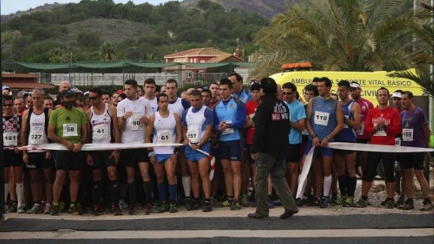 Carrera de montaña en La Manga