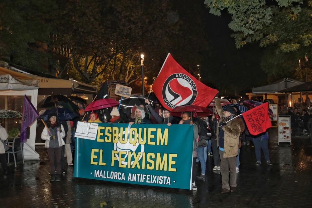 Manifestación antifascista en Palma