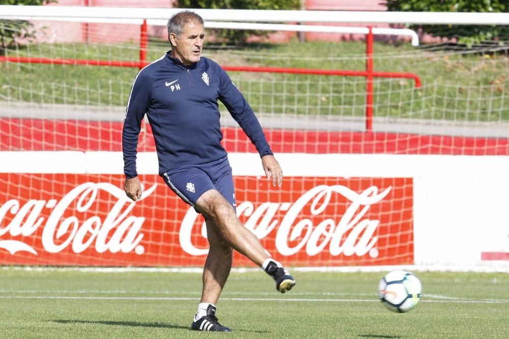 Entrenamiento del Sporting