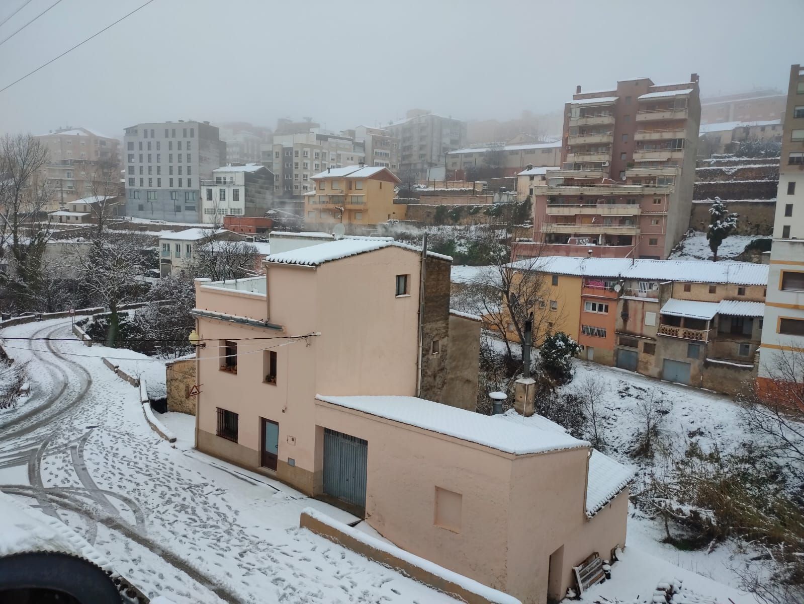 Nieve en Bocairent