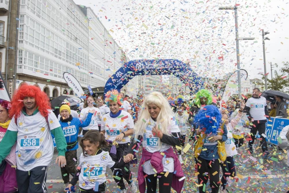 Más de 9.000 personas participan en la sexta Carrera ENKI en A Coruña.