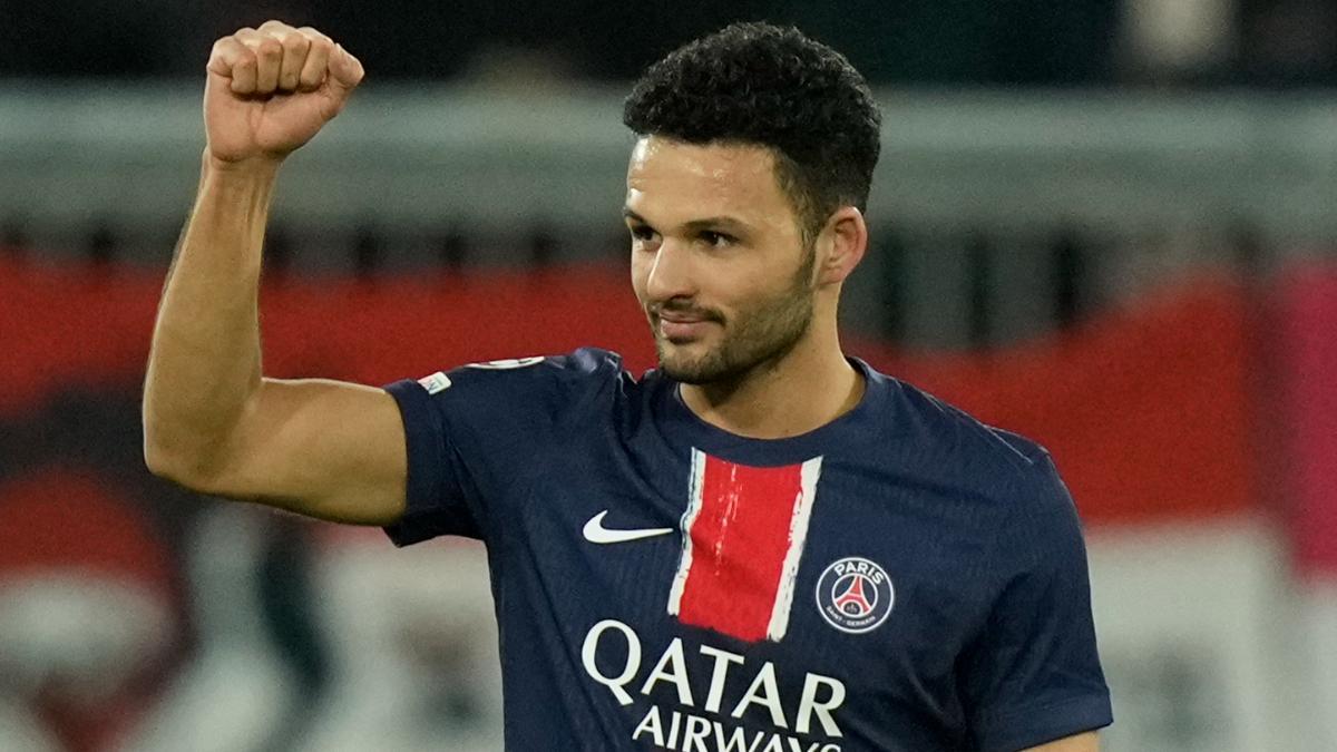 Gonçalo Ramos, delantero centro del PSG