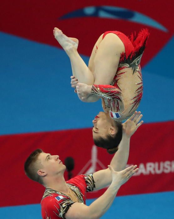 Acrobacias en los Juegos Europeos de Minsk 2019