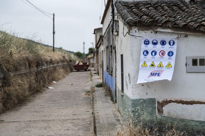 Listos para las demoliciones en los Altos de Fuente Fría