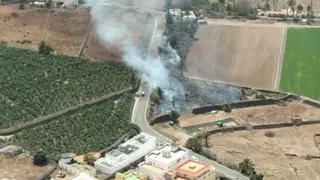 Controlado el conato de incendio de Firgas