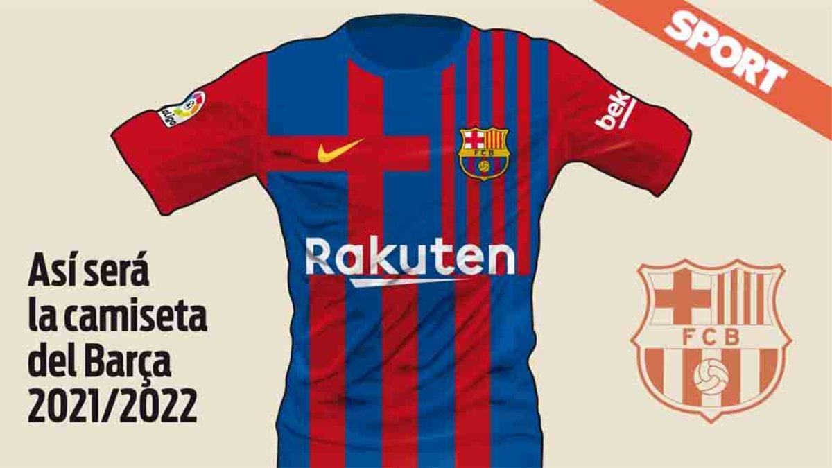 Así sera el proyecto de la camiseta azulgrana para la temporada 2021-2022