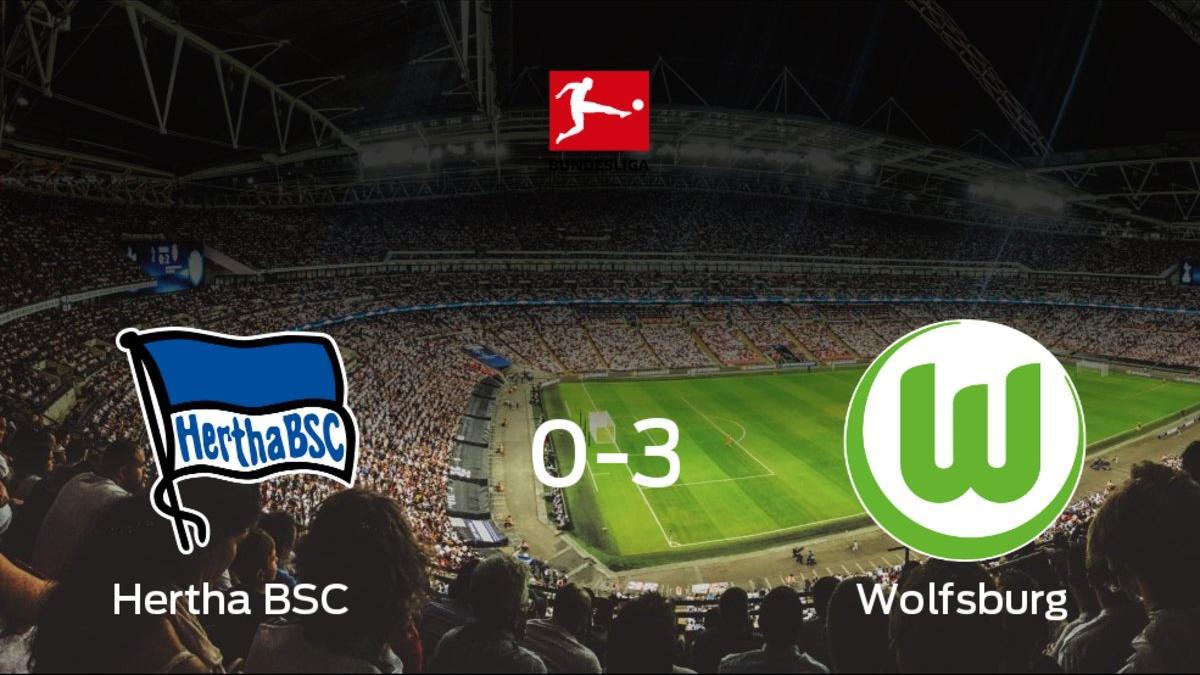 El Wolfsburg le arrebata los tres puntos al Hertha BSC (0-3)