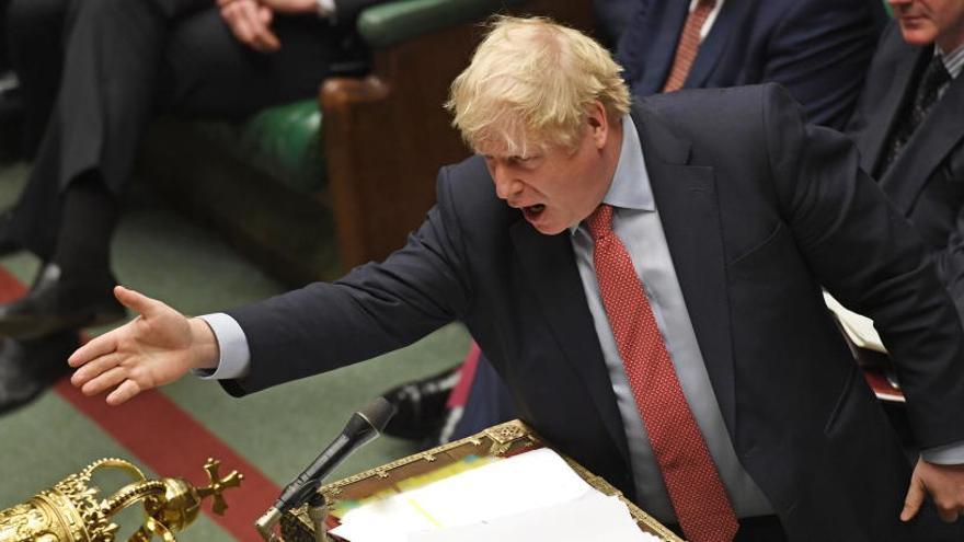 Una imagen de Boris Johnson.