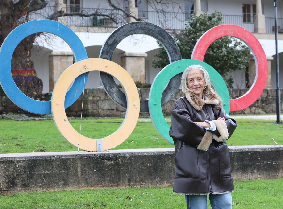 Marta Bobo, en la facultad de Ciencias del Deporte de A Coruña
