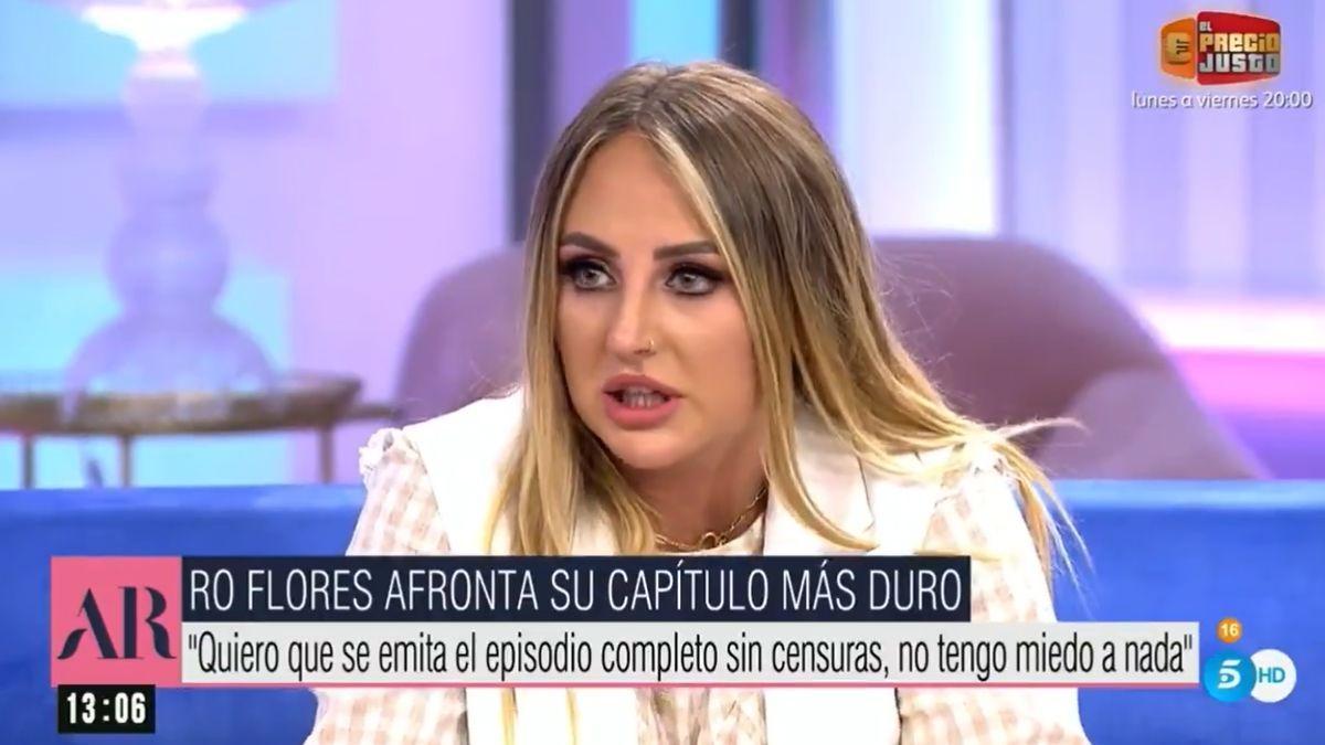 Rocío Flores en ’El programa de Ana Rosa’.