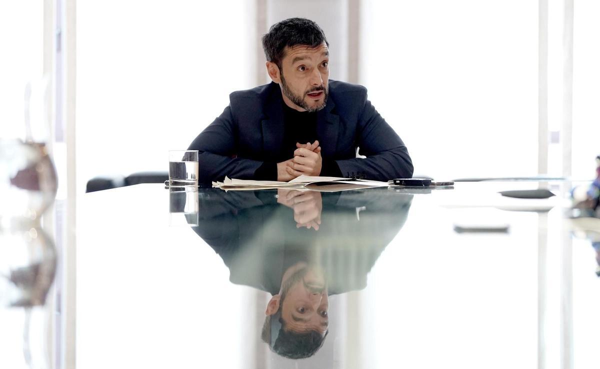 Pablo Bustinduy, en la entrevista con El Periódico / José Luis Roca