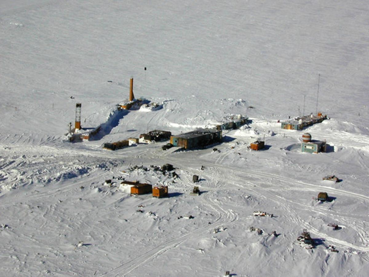 La base Vostok, el lloc més fred del planeta.