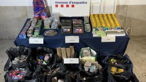 Imagen de la droga requisada en esta operación