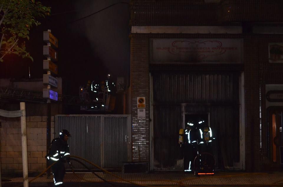 Incendio en la calle Cervantes