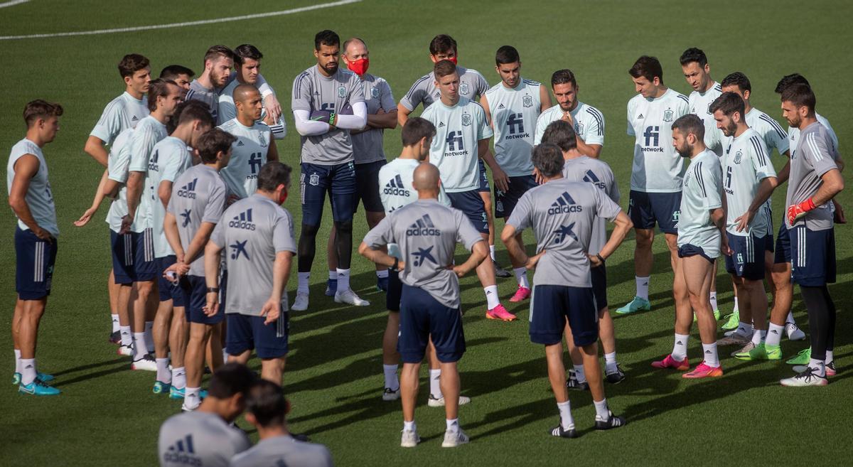 ENTRENAMIENTO SELECCIÓN ESPAÑOLA