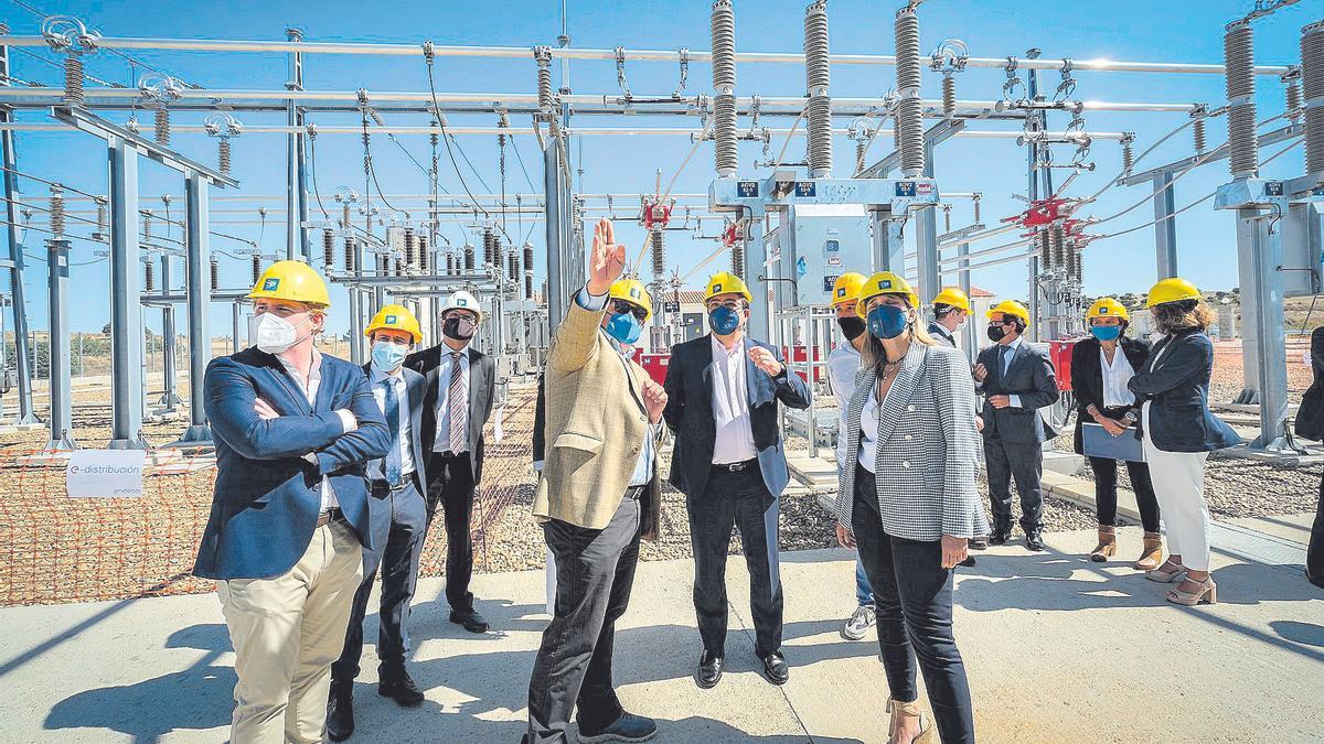 Inauguración de la estación eléctrica Río Caya, en la Plataforma Logística.