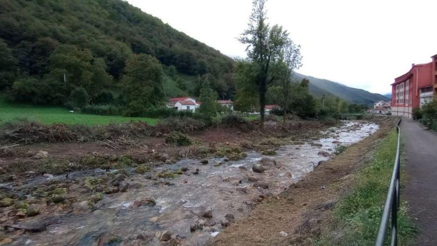 Los ecologistas denuncian ante Hidrográfica daños en una ribera del río Aller