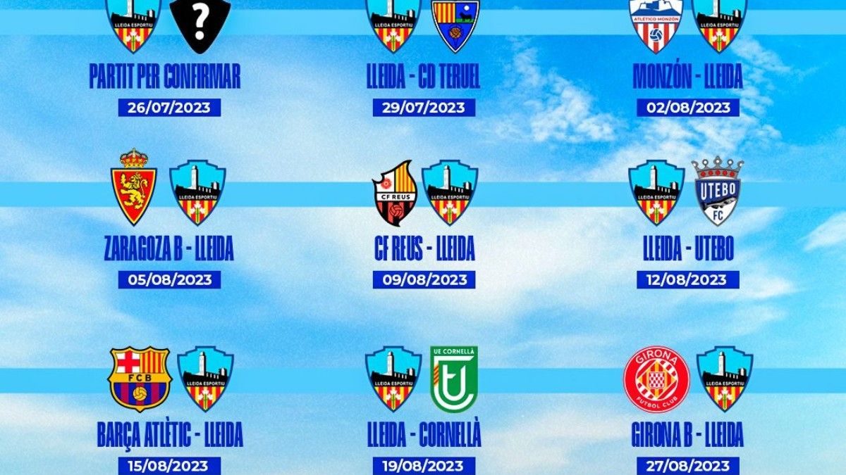 Lleida esportiu clasificación 23 24