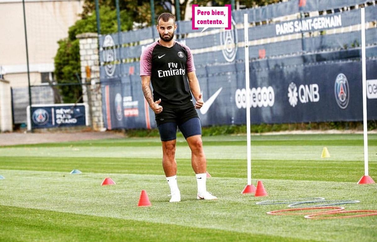Jesé Rodríguez: "pero bien, contento"