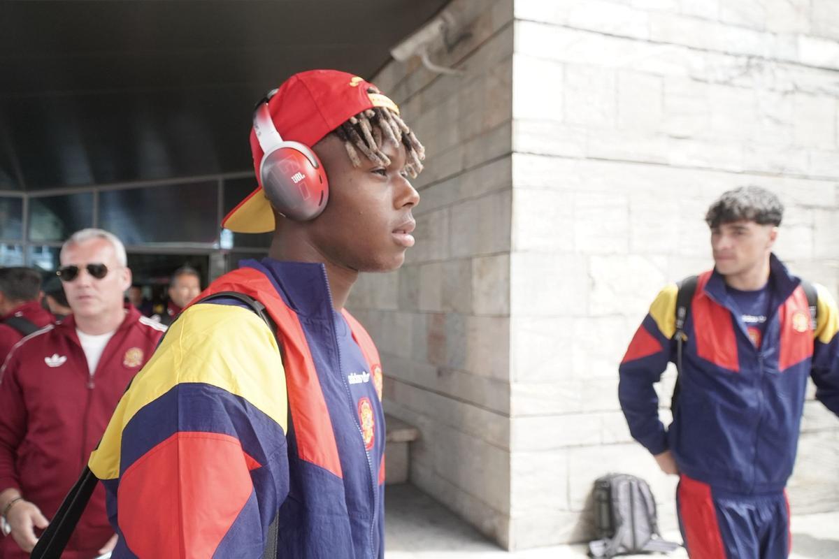 Llegada de la Selección Española a A Coruña Llegada de la Selección Española a A Coruña