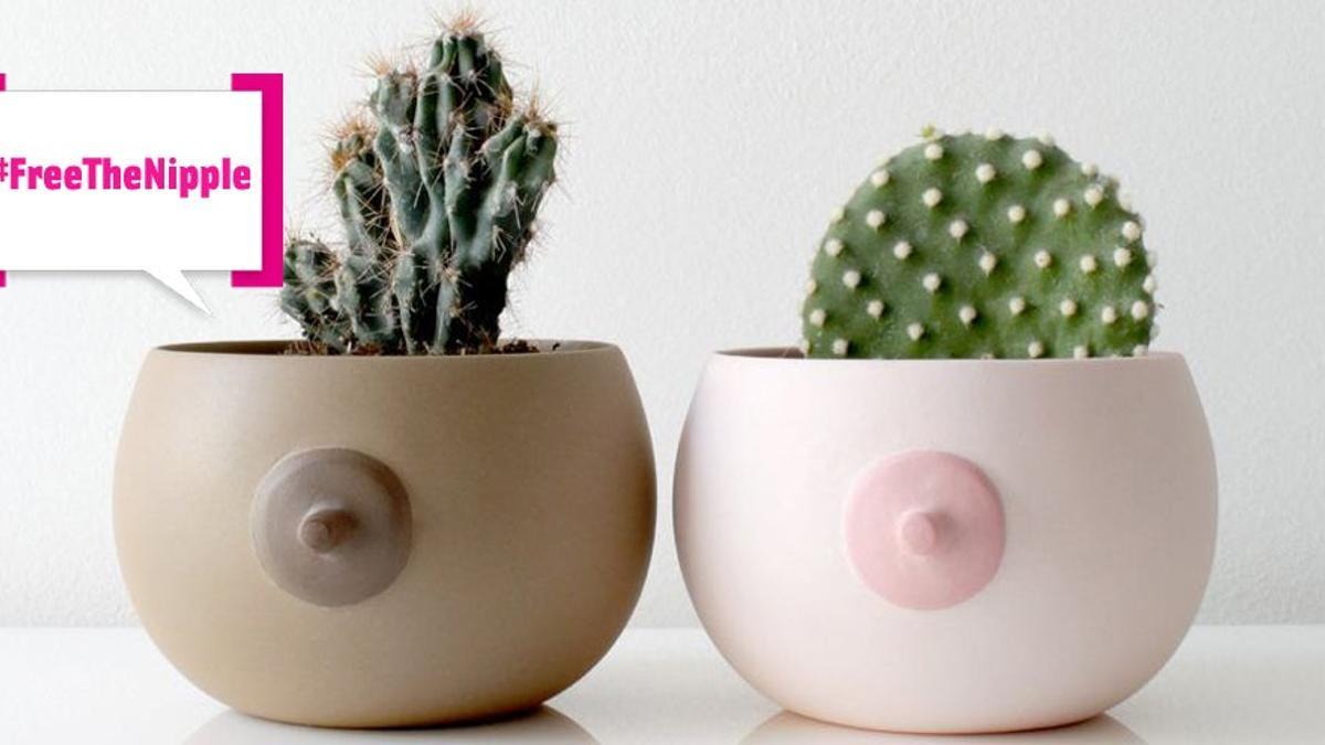 Las plantitas del balcón también se suman al movimiento #FreeTheNipple