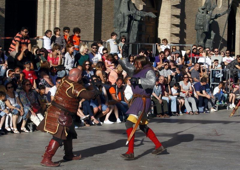 Mercado medieval en Zaragoza