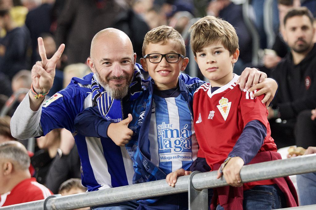 Así ha sido el partido entre el Málaga y el Real Murcia en imágenes