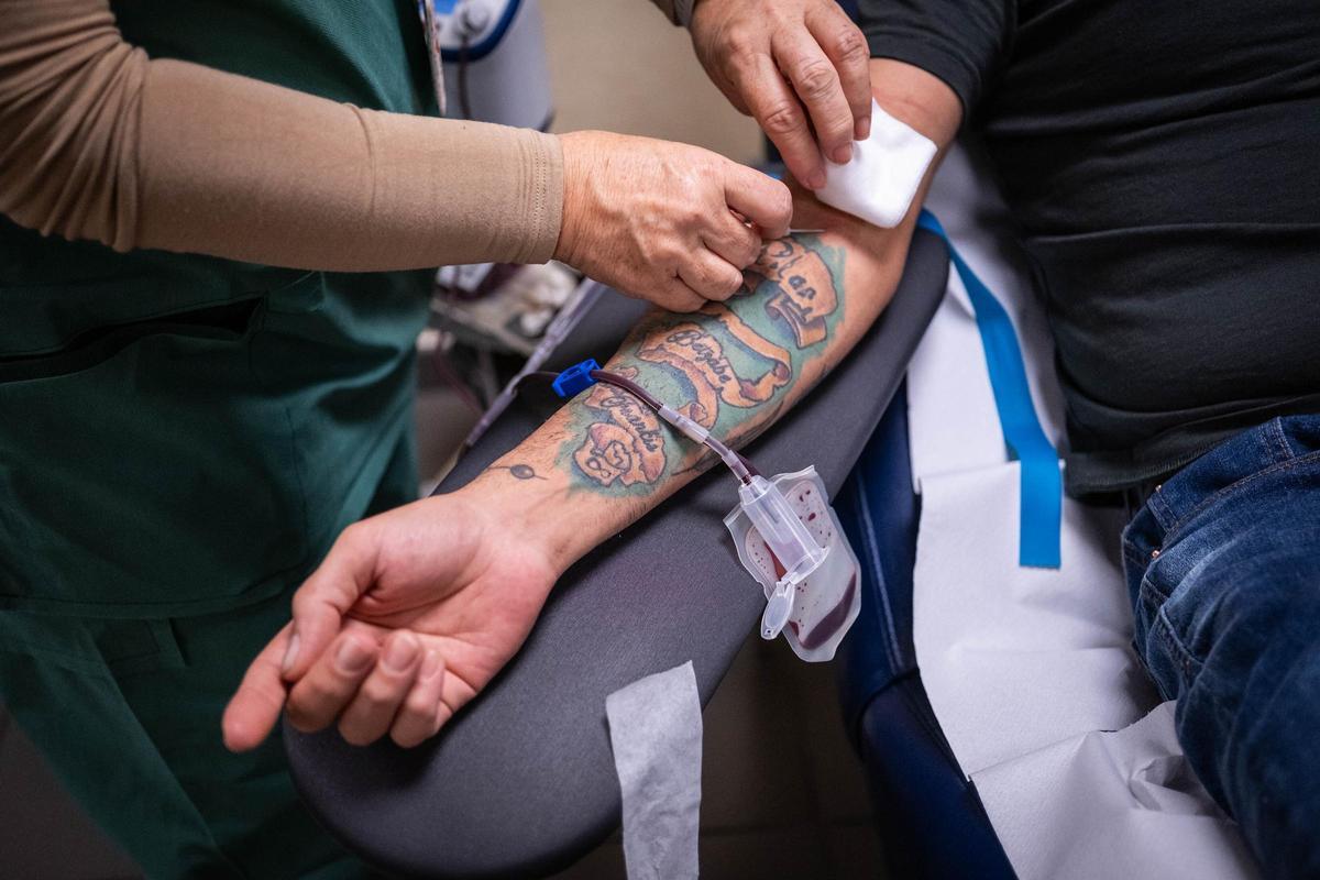 Maratón de donación de sangre