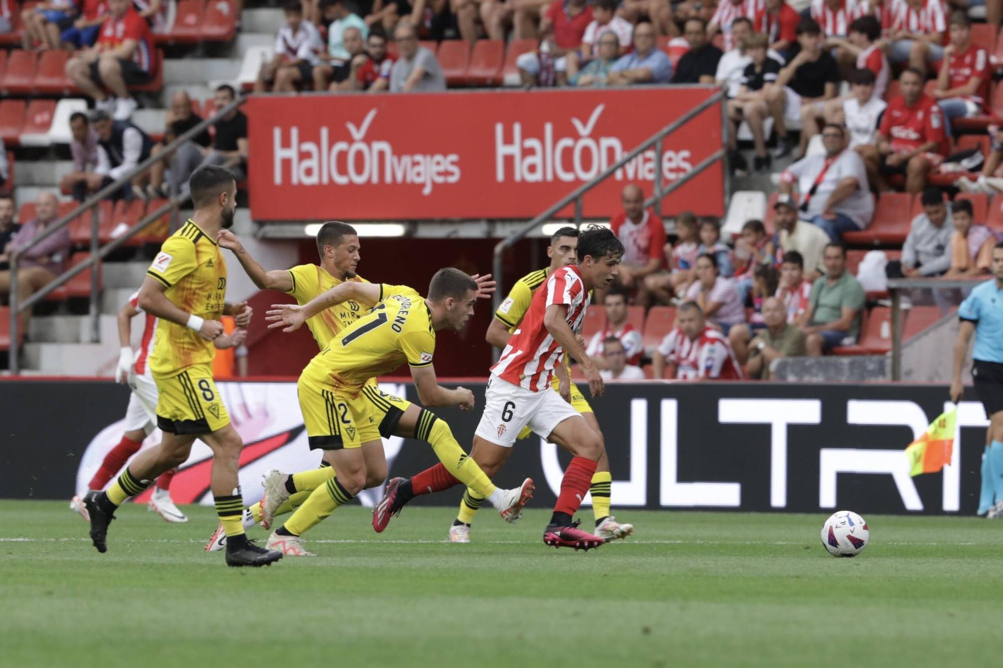 Así fue el partido entre el Sporting y el Mirandés