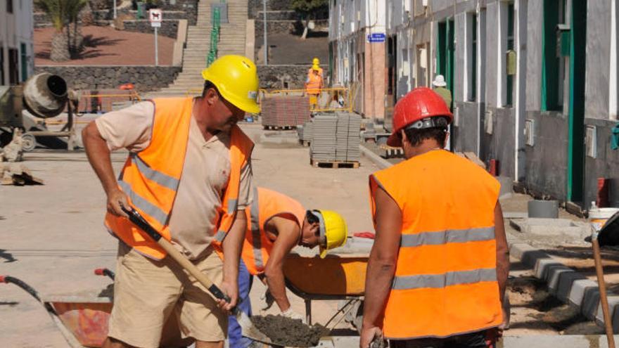 Obras del plan de barrios en Arrecife.