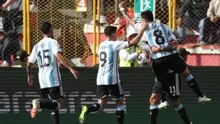 Argentina se luce sin Messi en La Paz