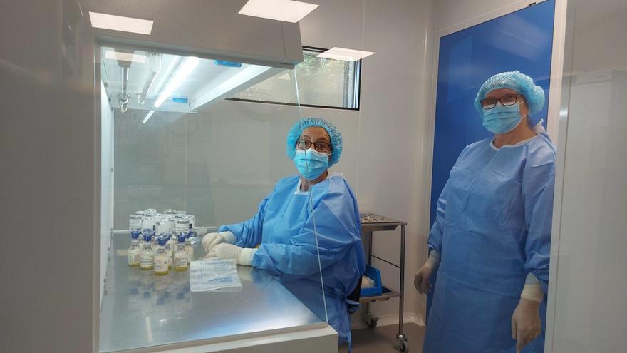 Jarrio exprime su nueva sala blanca de farmacia