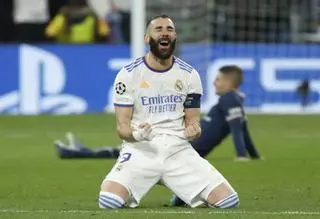 Benzema: "Ganamos por fuerza mental; con presión podemos con cualquiera"