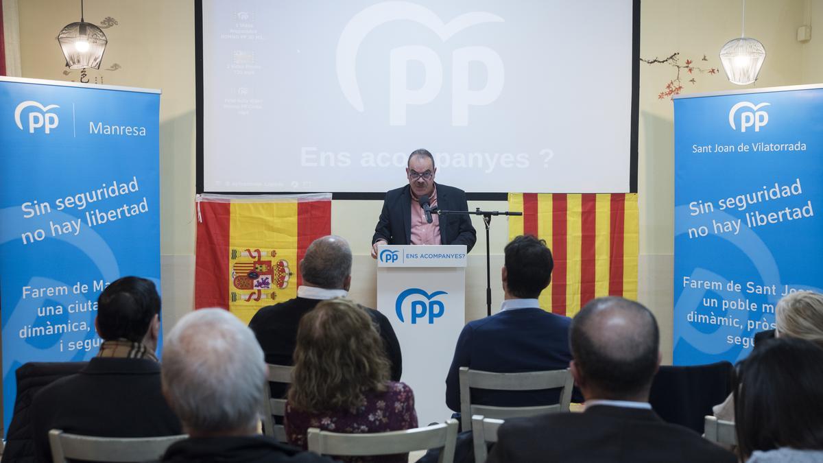 L'alcaldable del PP a Manresa, Josep Lluís Javaloyes