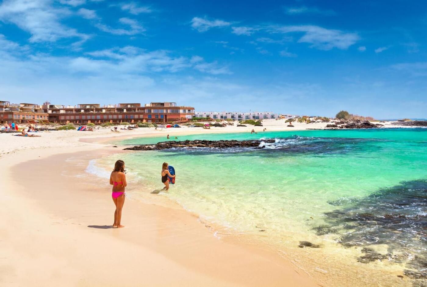 Playa de La Concha, en El Cotillo (Fuerteventura).