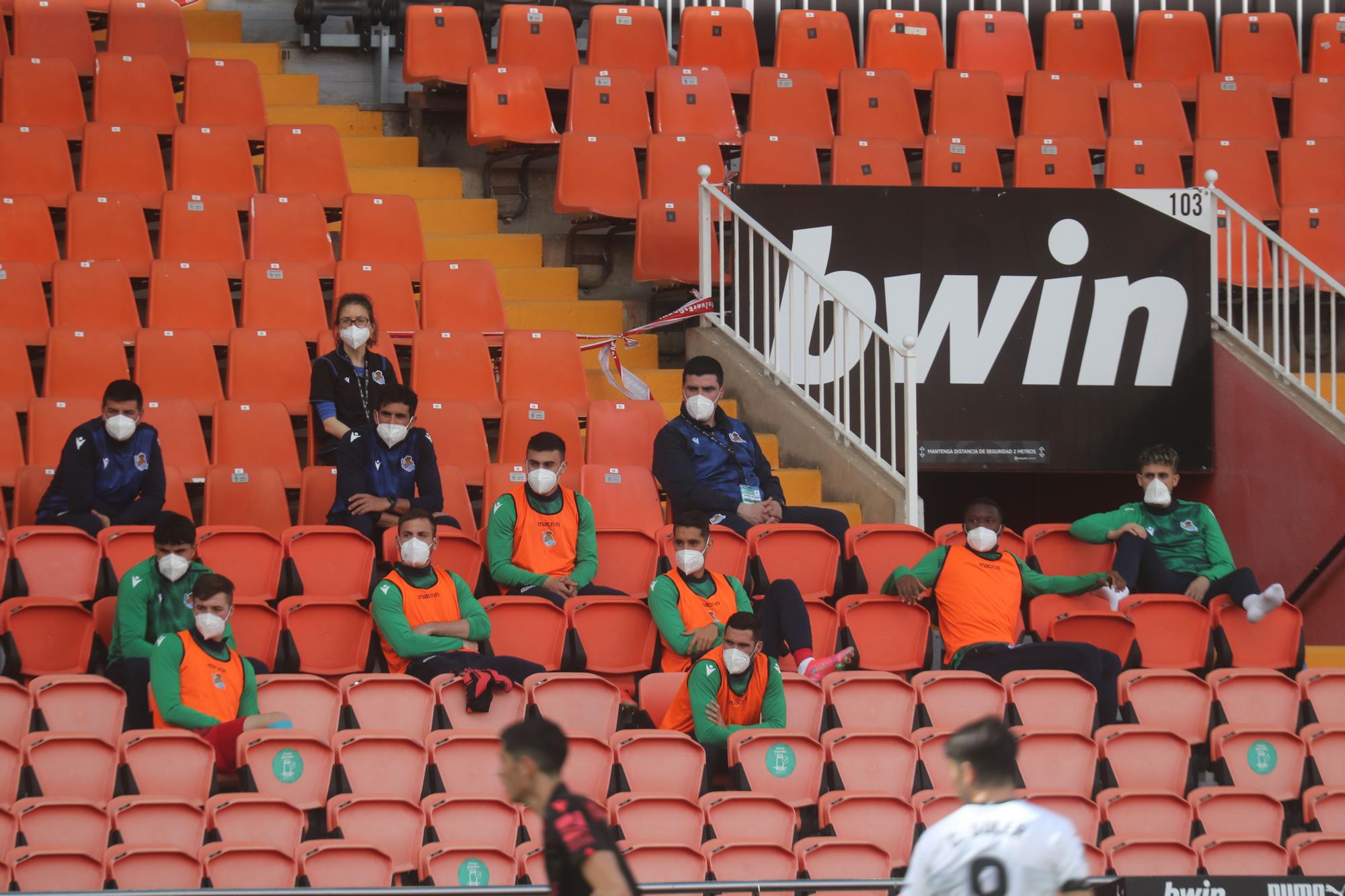 Las imágenes del empate entre el Valencia CF y la Real Sociedad