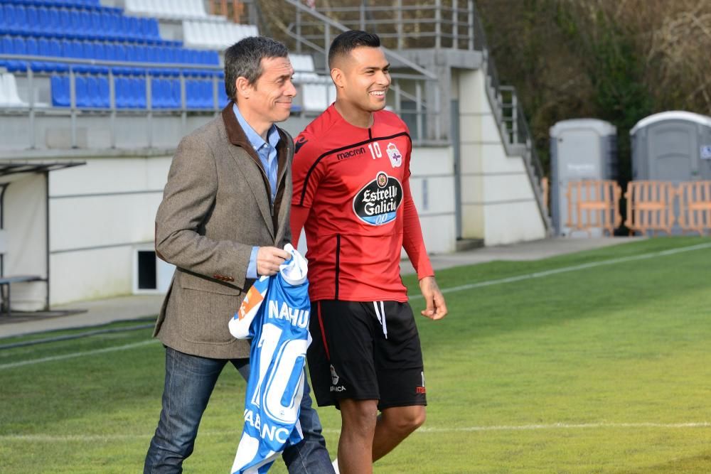 Carmelo del Pozo presenta a Nahuel Leiva