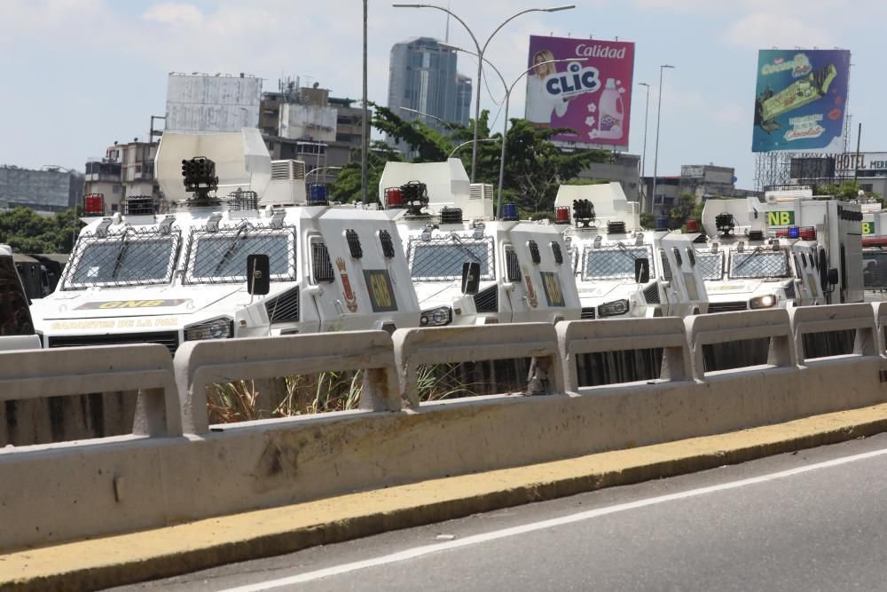 Las imágenes de la protesta en Venezuela.