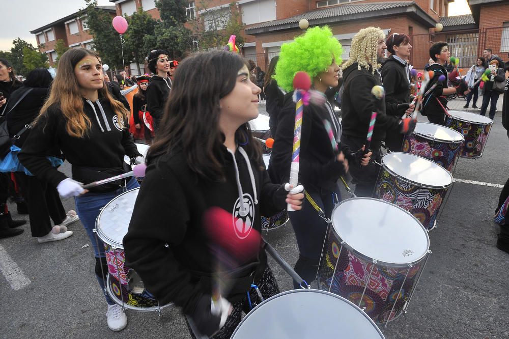 Un instante del carnaval en El Pla