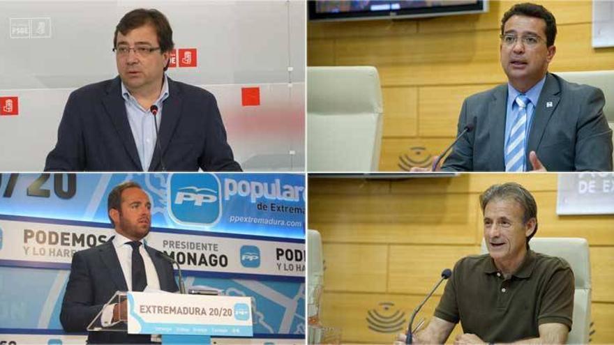 Solo el PSOE tacha de negativo el curso político que ahora concluye en Extremadura