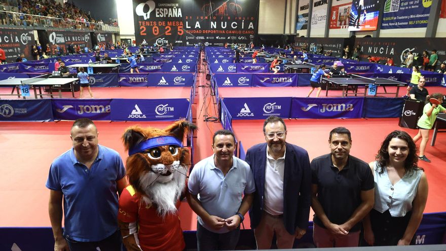1.617 deportistas en los Nacionales de Tenis de Mesa en La Nucía