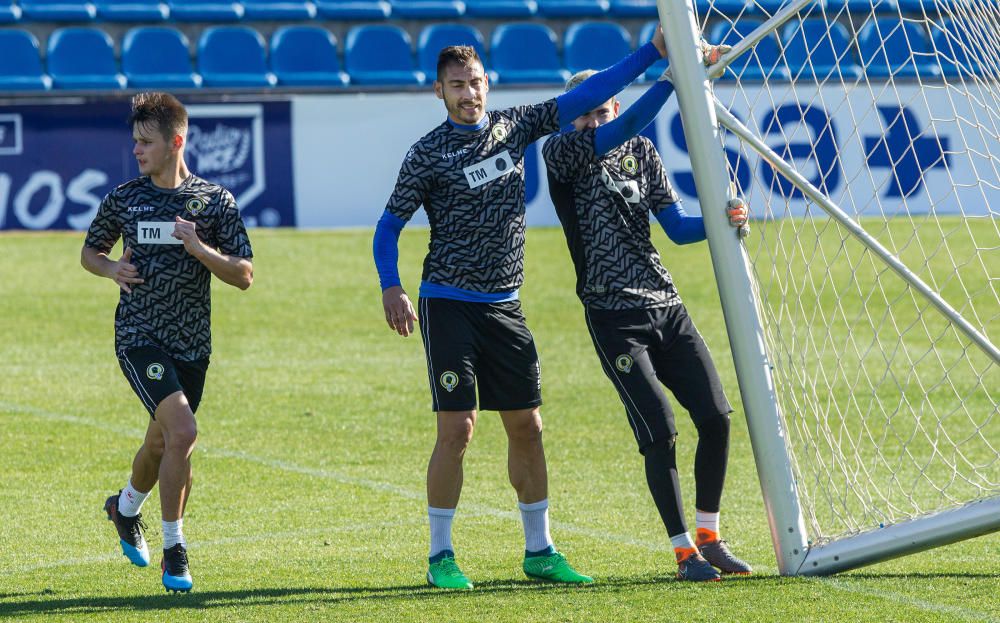 Presentación de Jona como nuevo jugador del Hércules CF