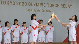 Torch relay starts in Machida upon arrival of the Olympic Flame in Tokyo